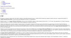 Desktop Screenshot of congresomexicanodelpetroleo.com.mx